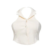 Korean Outfits Pink Plaid Cardigan + White Vest + Mini Skirts Japanese Sweet Y2k Short Party Suits